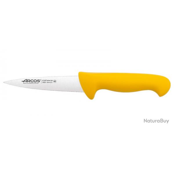 Prof - Couteau Boucher - Arcos - Jaune- 130mm