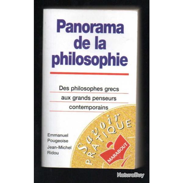 panorama de la philosophie des philosophes grecs aux grands penseurs contemporains marabout