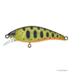 Poisson Nageur Illex Flat Tricoroll 45 S HL Gold Trout