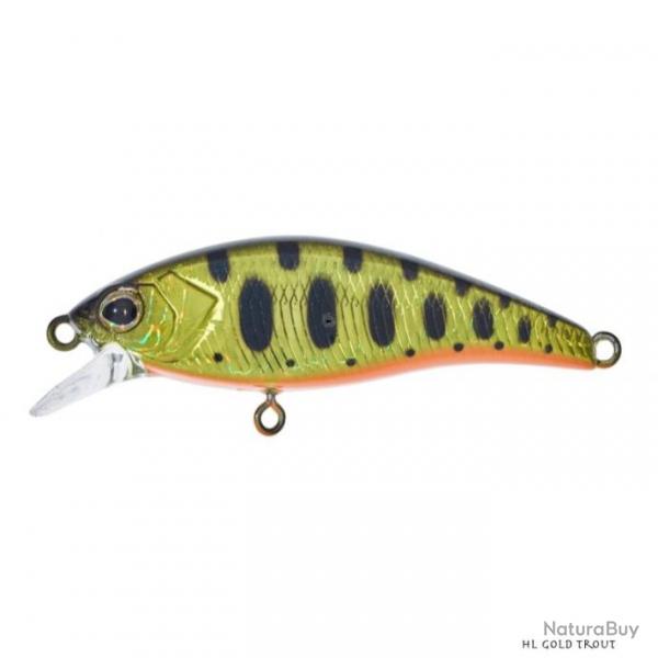 Poisson Nageur Illex Flat Tricoroll 45 S HL Gold Trout