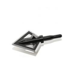 Lot de 3 pointes de chasse Magnus Black Hornet à lames fixes 100 grain 4 blades - BH Ser-razor