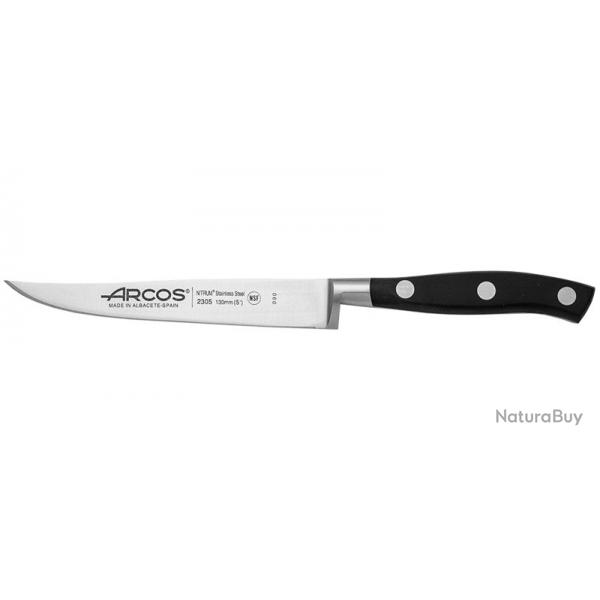 Riviera -  Couteau Steak - Arcos- Noir 130mm