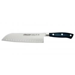 Riviera - Couteau Santoku - Arcos - Noir 180mm