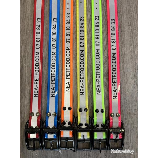 CANIHUNT XTREME PU REFLECHISSANT COLLIER GRAVS GARMIN ROUGE