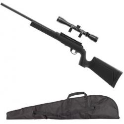 Pack Carabine HAMMERLI ARMS FORCE B1 Cal. 22LR + lunette UX 3-9X40 + fourreau eco noir 123 cm