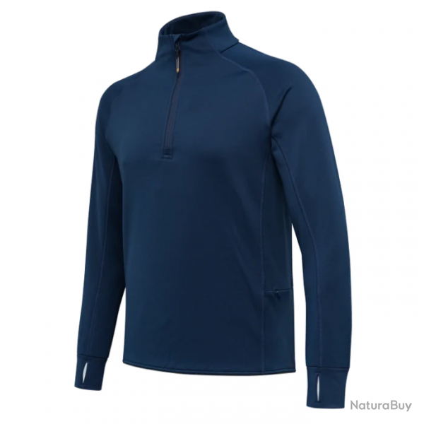 Polaire Beretta Stretch Tech Half Zip Bleu