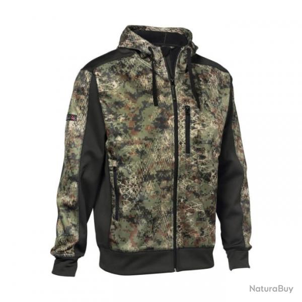 Blouson polaire zipp Verney Carron ProHunt - Snake Forest - Camo / L