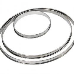 CERCLE A TARTE INOX Ø 10CM