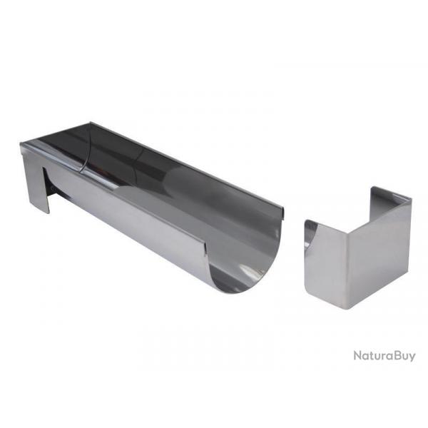 GOUTTIERE RONDE INOX 30 X 7,5 X 6,5CM