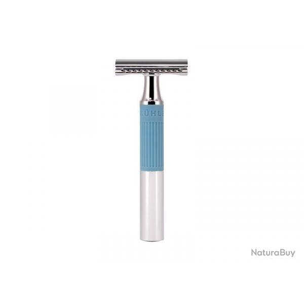 RASOIR DE SECURITE MUHLE NEO MONTURE CHROME/BLEU