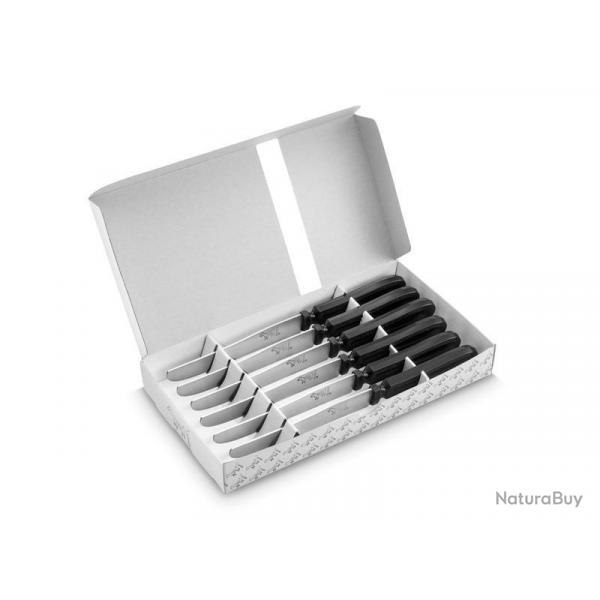 COFFRET 6 COUTEAUX CHIEN THIERS-ISSARD NOIR