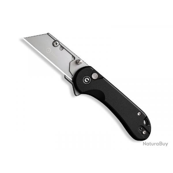 COUTEAU CIVIVI ELEMENTUM UTILITY ALUMINIUM NOIR