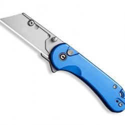 COUTEAU CIVIVI ELEMENTUM UTILITY ALUMINIUM BLEU