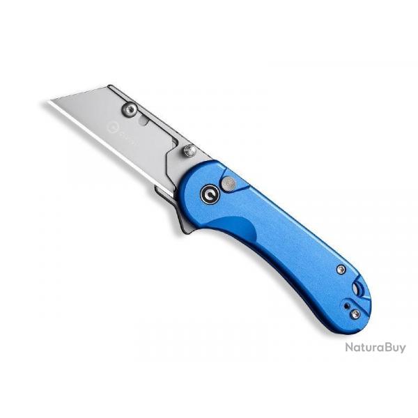 COUTEAU CIVIVI ELEMENTUM UTILITY ALUMINIUM BLEU