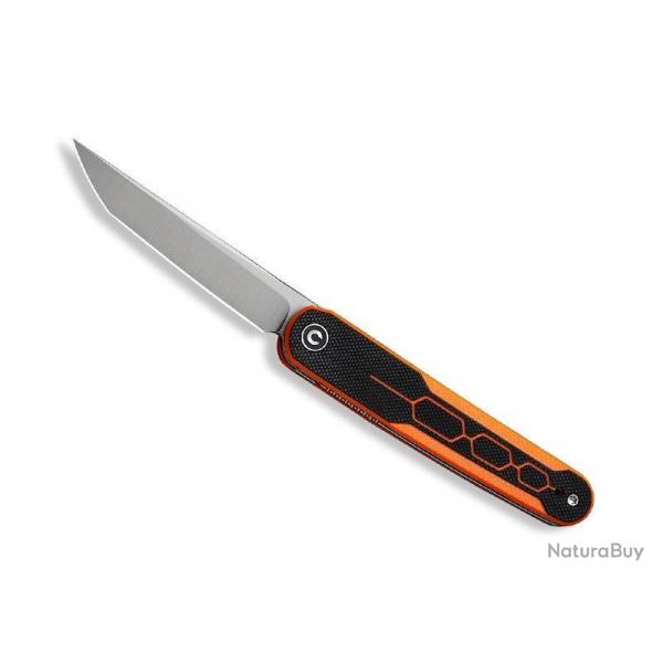 COUTEAU CIVIVI KWAIQ G10 NOIR/ORANGE