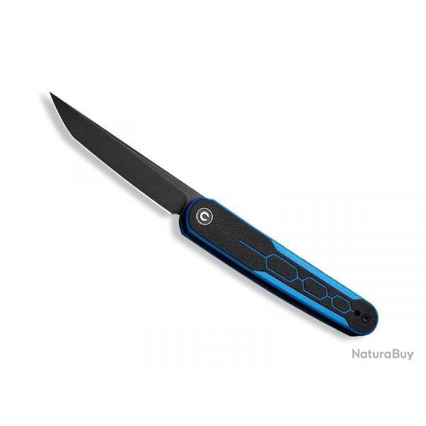 COUTEAU CIVIVI KWAIQ G10 NOIR/BLEU BLACKWASH