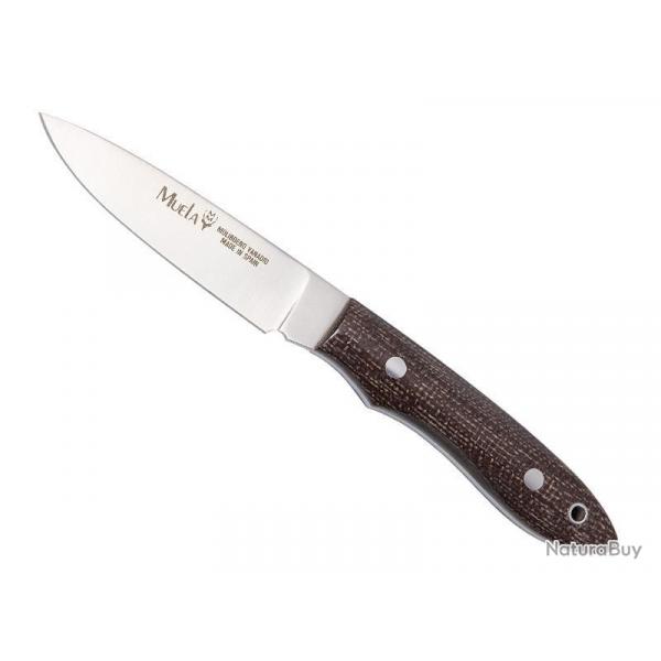 POIGNARD MUELA 4410 MICARTA MARRON 10CM INOX