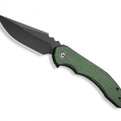 COUTEAU CIVIVI BLUETICK MICARTA VERT BLACKWASH