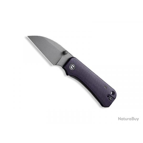 COUTEAU CIVIVI BABY BANTER MICARTA VIOLET STONEWASHED