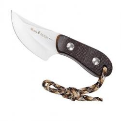 POIGNARD MUELA MOUSE MICARTA MARRON 7CM INOX