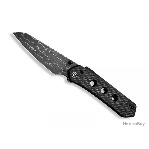 COUTEAU CIVIVI VISION FG MICARTA NOIR DAMAS