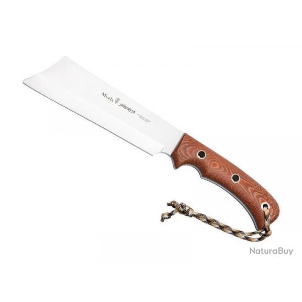 MACHETTE MUELA SHERPA MICARTA MARRON 33CM INOX