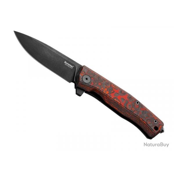 COUTEAU LIONSTEEL MYTO FIBRE DE CARBONE MARS VALLEY BLACKWASH