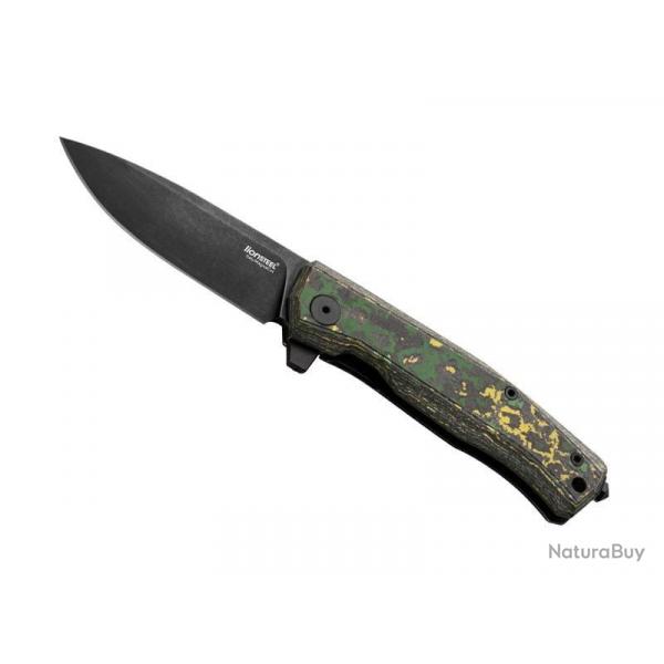 COUTEAU LIONSTEEL MYTO FIBRE DE CARBONE TOXIC STONE BLACKWASH