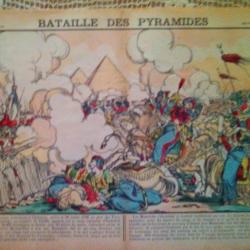 2 images d  Épinal Napoléon 1 image d epinal mousquetaires 1 image d epinal colonie du Siam