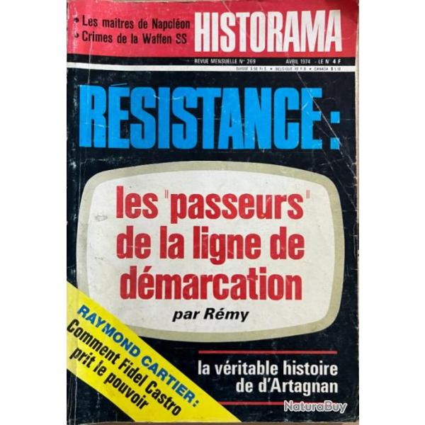 Revue Historama No 269 : Rsistance : Les "passeurs" de la ligne de dmarcation