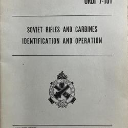 Ordnance corps Soviet rifles and carabines identification and operation