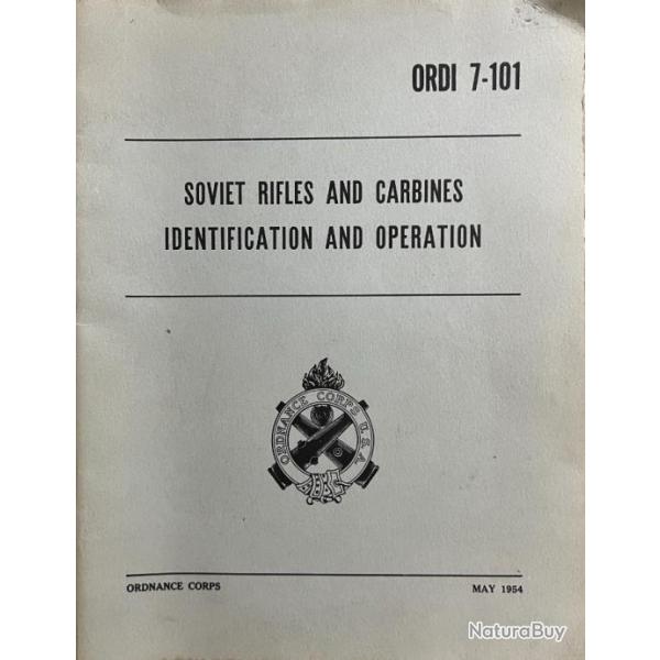 Ordnance corps Soviet rifles and carabines identification and operation