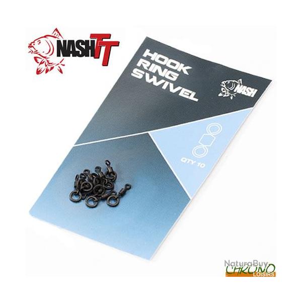 Emerillon à Anneau Nash Hook Swivels (par 10)