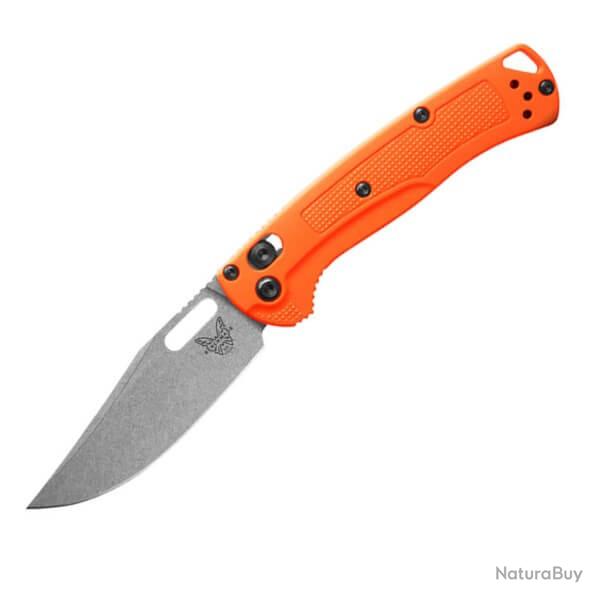 BEN15533 Couteau pliant Benchmade Mini Taggedout orange