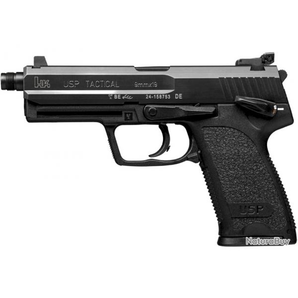 Pistolet H&K Heckler&Koch usp tactical cal.45acp sa-da 12 coups