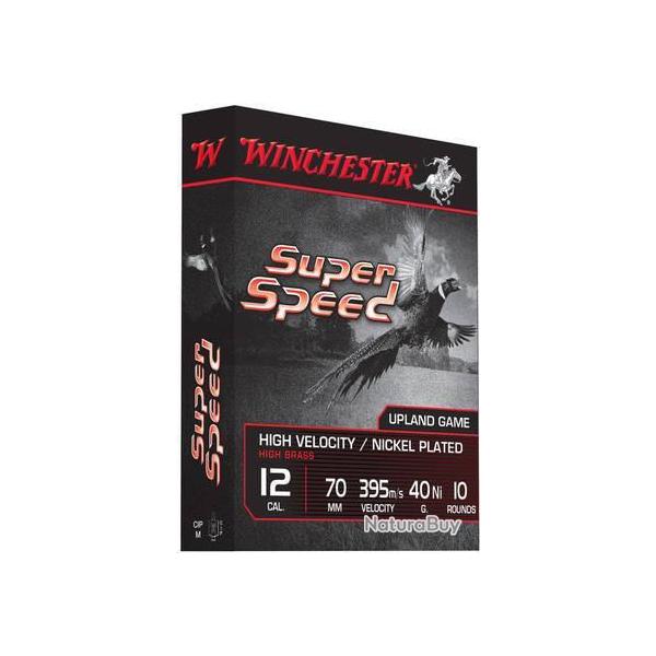 10 CARTOUCHES WINCHESTER SUPER SPEED GENERATION 2 40G CAL 12 PLOMB 2NI