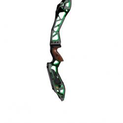 KINETIC - Poignée ELEZO Dual Color 25" DROITIER (RH) ANODIZED BLACK/GREEN