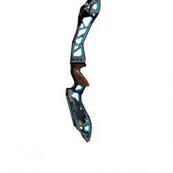 KINETIC - Poignée ELEZO Dual Color 25" DROITIER (RH) ANODIZED BLACK/TURQUOISE