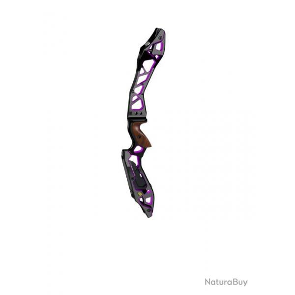 KINETIC - Poigne ELEZO Dual Color 25" DROITIER (RH) ANODIZED BLACK/PURPLE