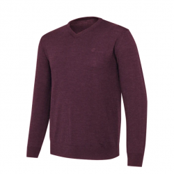 Pull Beretta Merino Col V Rouge