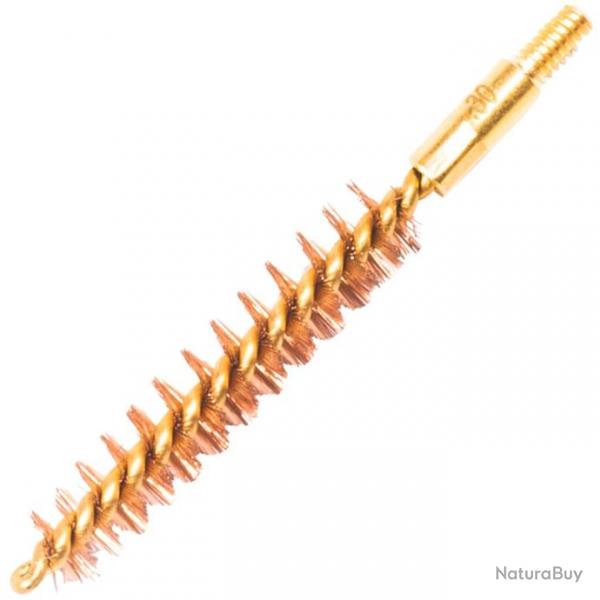 Brosse de nettoyage en bronze phosphoreux (Calibre: .30 / .308 / 7,62 mm - Filetage 8-32")