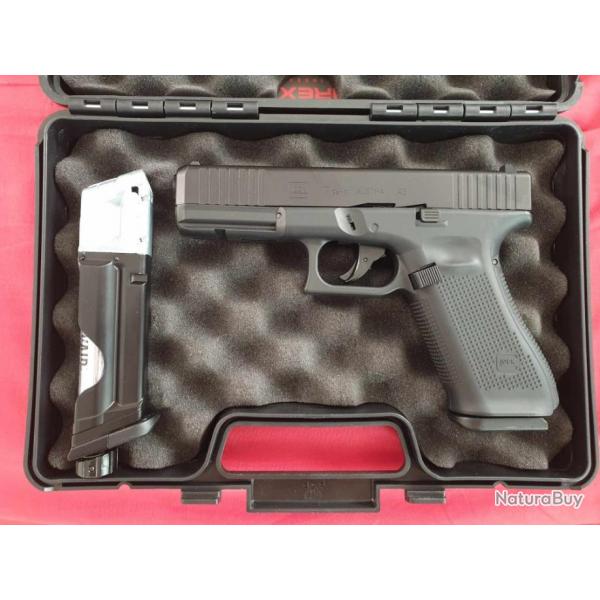 GLOCK 17 GEN 5 .43 T4E + CHARGEUR D'URGENCE