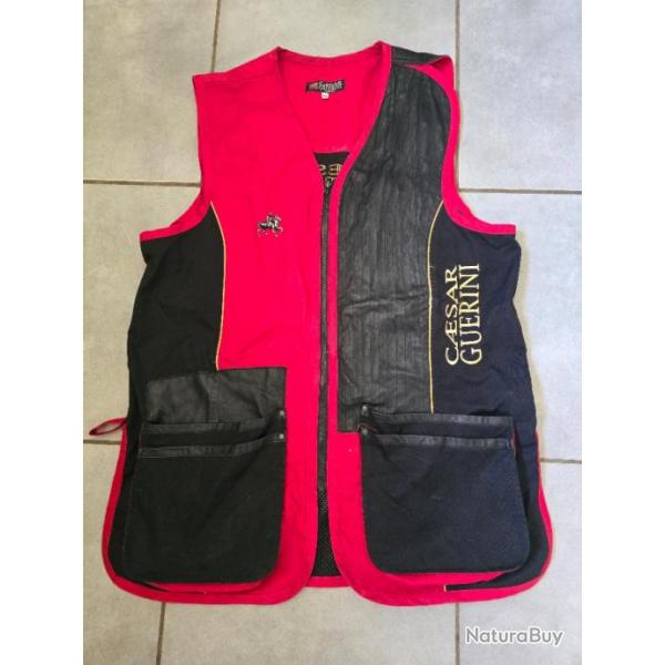 GILET BALLTRAP  GUERINI ROUGE TAILLE 3 XL