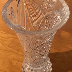 Vase en cristal vintage