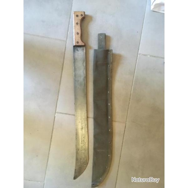 machette militaire origine inconnue