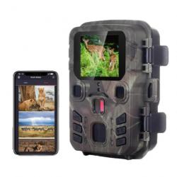 CAMÉRA DE CHASSE INRAROUGE CAMOUFLAGE ULTRA COMPACTE - IP65 - 1080P/20MP