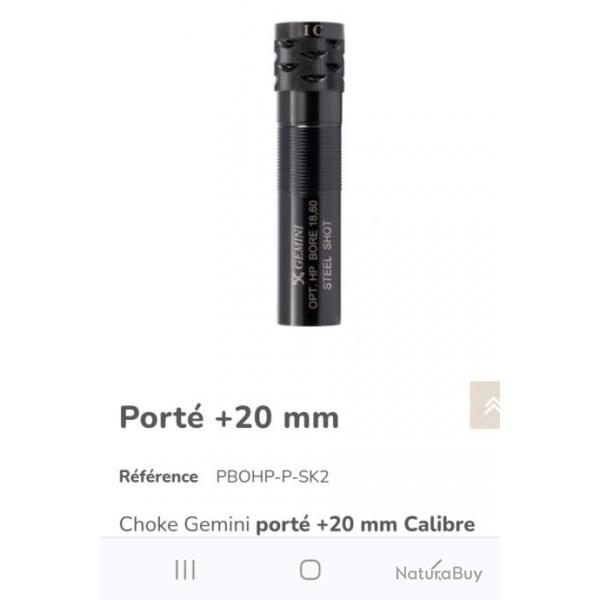 Choke Gemini Ported Optima HP 18.6 Beretta