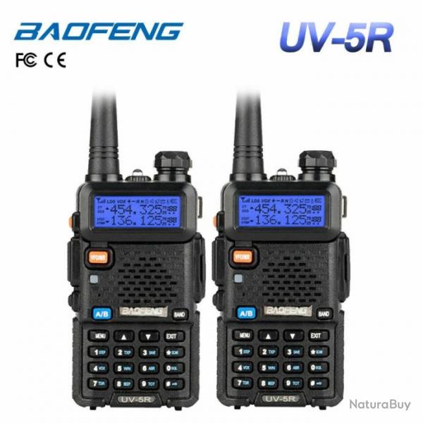 Baofeng UV-5R X2 Talkie Walkie Portable metteur Rcepteur Bidirectionnel ...... enchere 1 euro