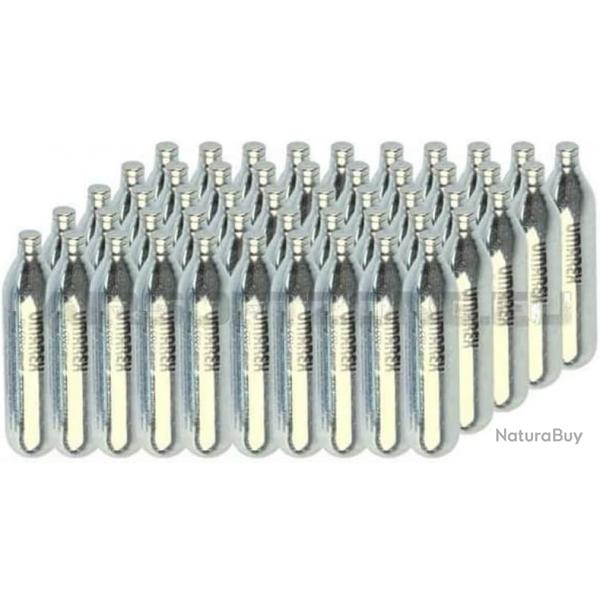 Pack de 50 bonbonnes de CO2 pour airsoft 12 g