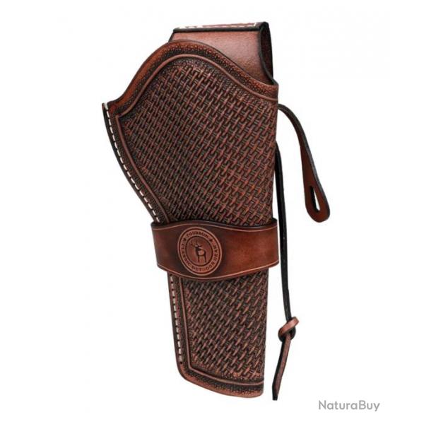 Etui cuir revolver style Western